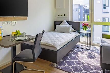 Wohnen auf Zeit Frankfurt am Main Niederrad - 1 Zimmer, 24 m&sup2;, 1.295&euro; | Angebot:10439442
