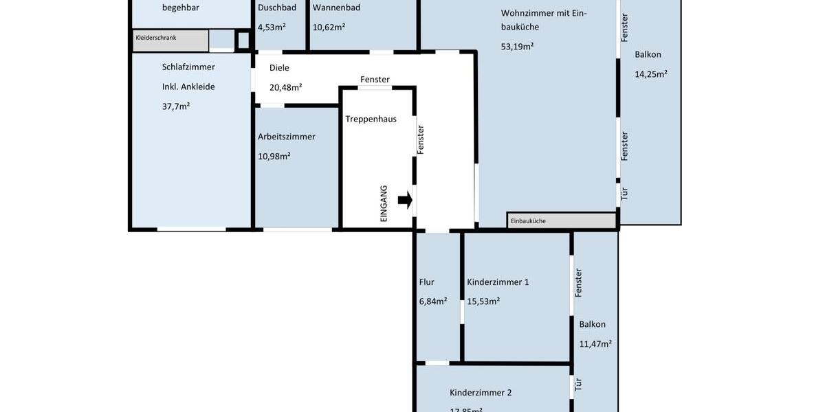 Exklusive, lichtdurchflutete 5,5 Zimmer-Wohnung - Saniert 5 zimmer