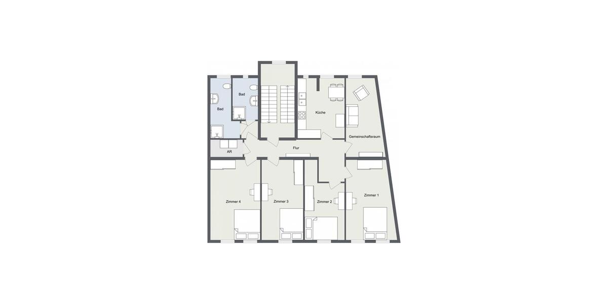 Wohnen auf Zeit Nürnberg Hasenbuck - 1 Zimmer, 12 m&sup2;, 400&euro; | Angebot:25570541