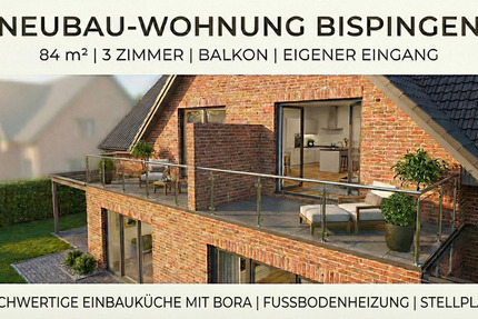 3-Zimmer-Neubau | ca. 84 m² Wohnfläche | Balkon | eigener Eingang 3 zimmer