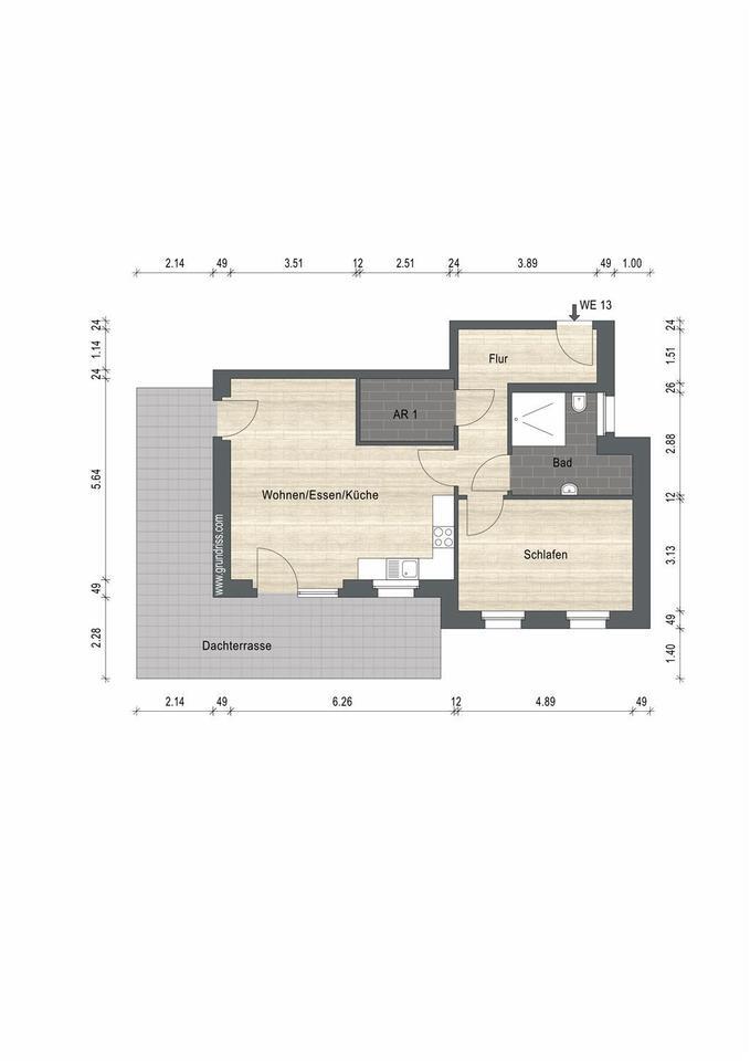 Hochwertige PenthouseWohnung in unmittelbarer Nähe zur Innenstadt!