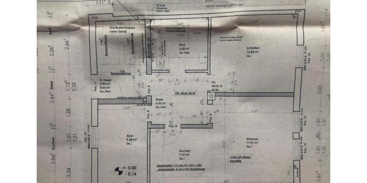 Erdgeschoßwohnung Bad Kreuznach Bad Münster am Stein-Ebernburg - 2.5 Zimmer, 63 m&sup2;, 710&euro; | Angebot:24489268