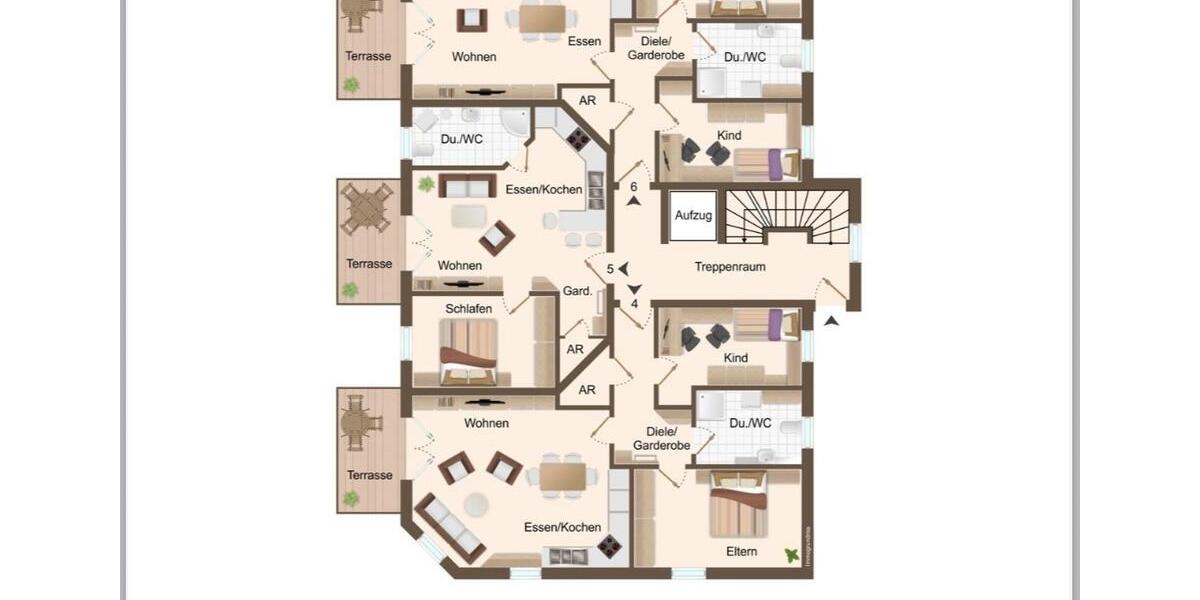 Erdgeschoßwohnung Manching - 3 Zimmer, 83 m&sup2;, 1.050&euro; | Angebot:26039161