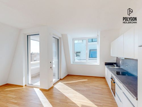 Helle 3-Zimmer-Wohnung zum Erstbezug mit EBK!