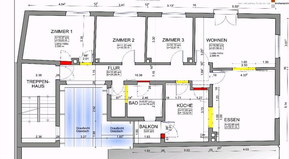 Etagenwohnung Mainz - 4 Zimmer, 110 m&sup2;, 1.600&euro; | Angebot:24851976