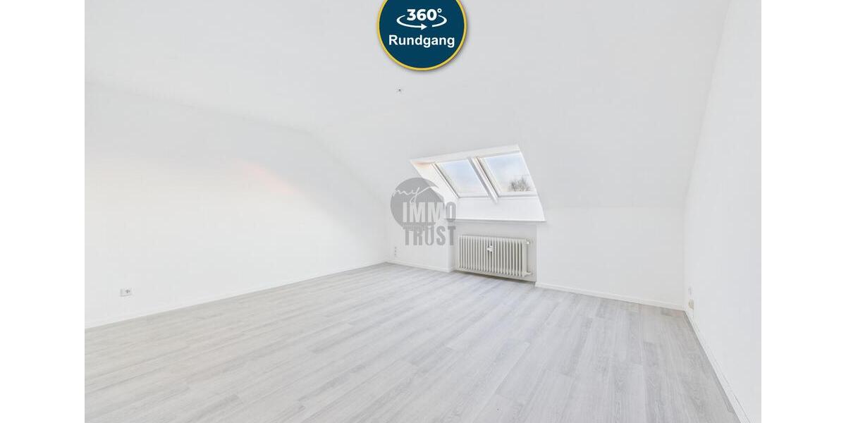 Sanierte 3-Zimmer-Wohnung mit offenem Wohnbereich & Balkon 3 zimmer