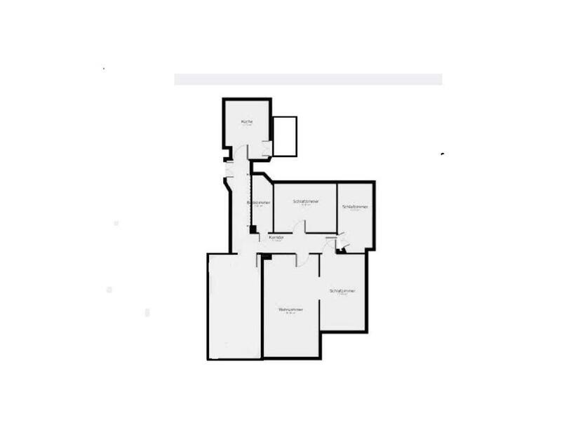 5 Raum Wohnung mit Balkon