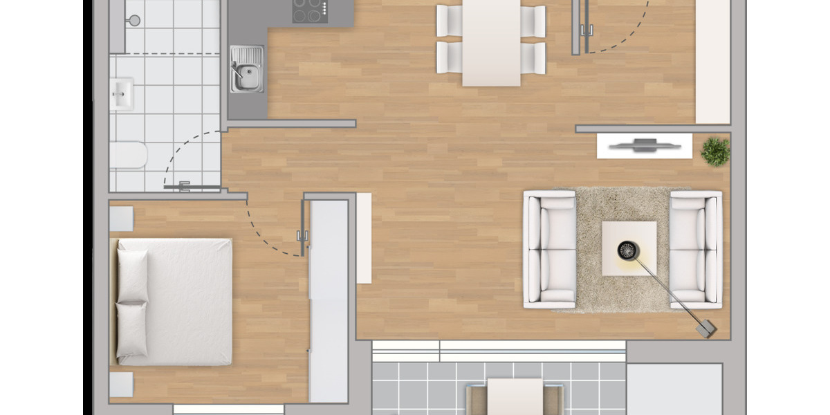 Exclusive 2 Zimmer Wohnung in Neubau mit Balkon 2 zimmer