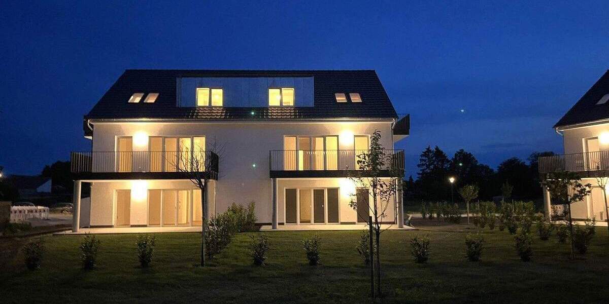 3-Zimmer Erdgeschoss-Wohnung im Effizienzhaus mit eigenem Garten - Neubau 2023 3 zimmer