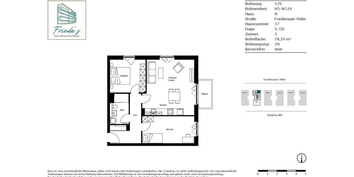 Dachgeschoßwohnung Berlin Tempelhof-Schöneberg - 3 Zimmer, 78 m&sup2;, 1.999&euro; | Angebot:26365093