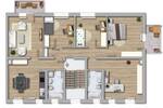 Etagenwohnung Merseburg - 5 Zimmer, 119 m&sup2;, 836&euro; | Angebot:26741628