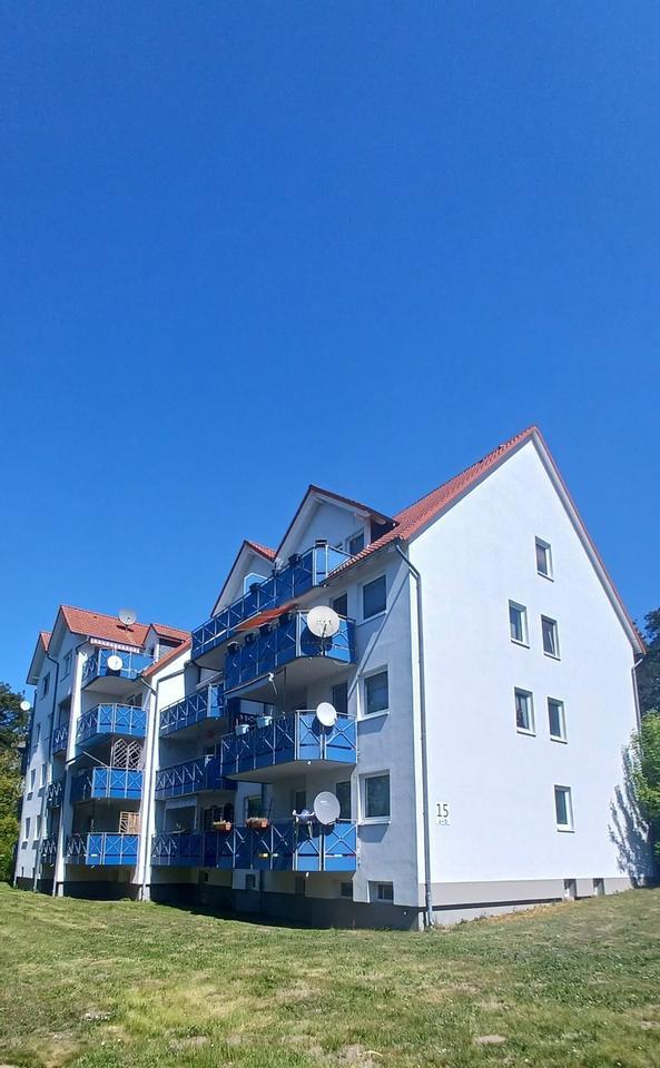 Helle u. ruhige 2-Raum-Wohnung in Jerichow mit Balkon