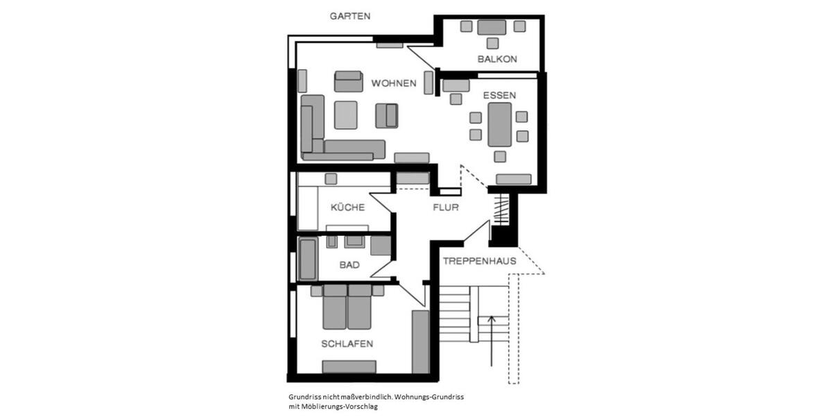 Etagenwohnung Überlingen - 3 Zimmer, 74 m&sup2;, 1.085&euro; | Angebot:24344086