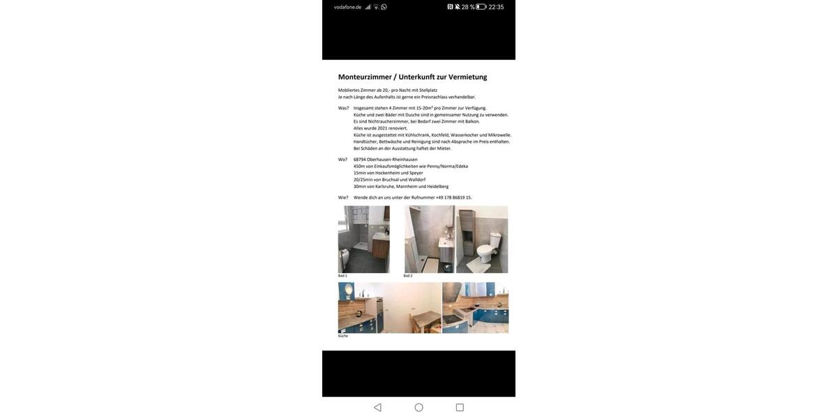 Wohnen auf Zeit Oberhausen-Rheinhausen Rheinhausen - 7 Zimmer, 20 m&sup2;, 25&euro; | Angebot:26305252