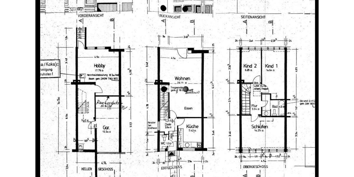 Reihenhaus Delmenhorst Deichhorst - 3 Zimmer, 80 m&sup2;, 900&euro; | Angebot:25422914