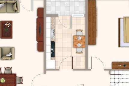 Wohnung Mönchengladbach Hardterbroich-Pesch - 2 Zimmer, 61 m&sup2;, 379&euro; | Angebot:25272490