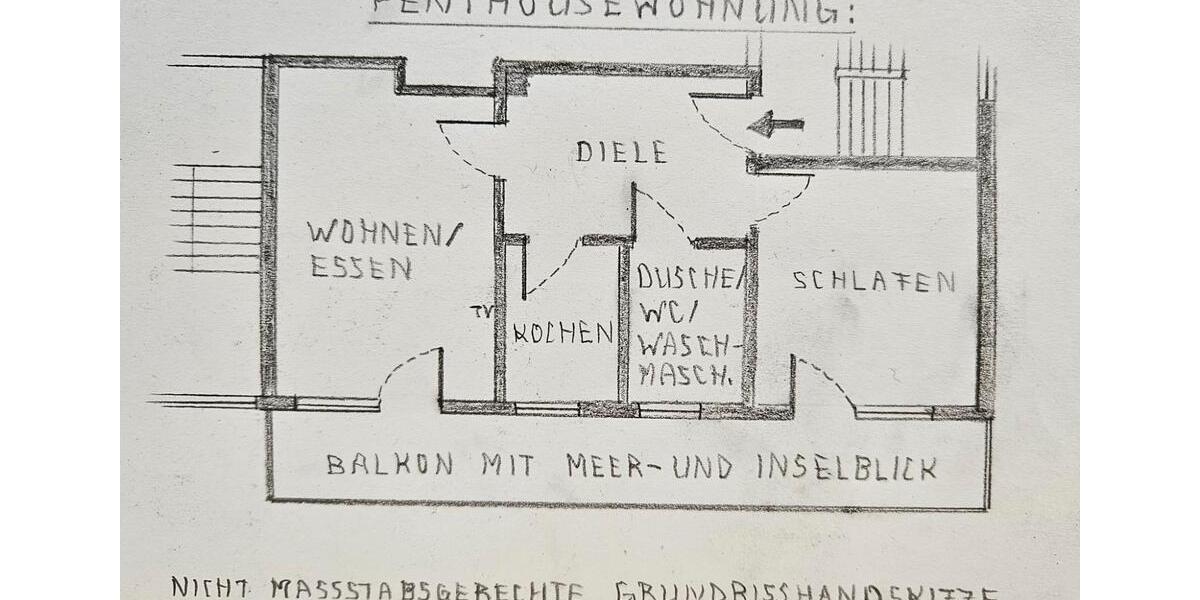Einfamilienhaus Dornum - 2 Zimmer, 45 m&sup2;, 400&euro; | Angebot:26705889