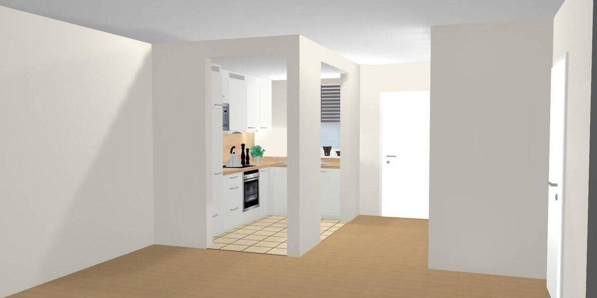 Etagenwohnung Augsburg Pfersee - 2 Zimmer, 54 m&sup2;, 990&euro; | Angebot:26809430