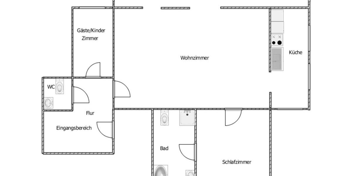 Erdgeschoßwohnung Bad Herrenalb - 3.5 Zimmer, 123 m&sup2;, 950&euro; | Angebot:25887946