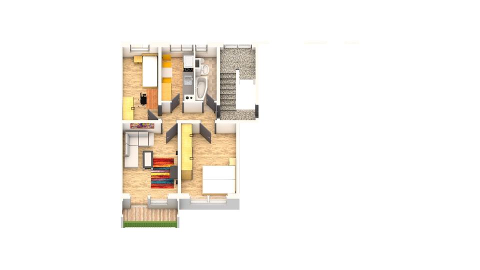Etagenwohnung Zittau - 3 Zimmer, 58 m&sup2;, 346&euro; | Angebot:26686442