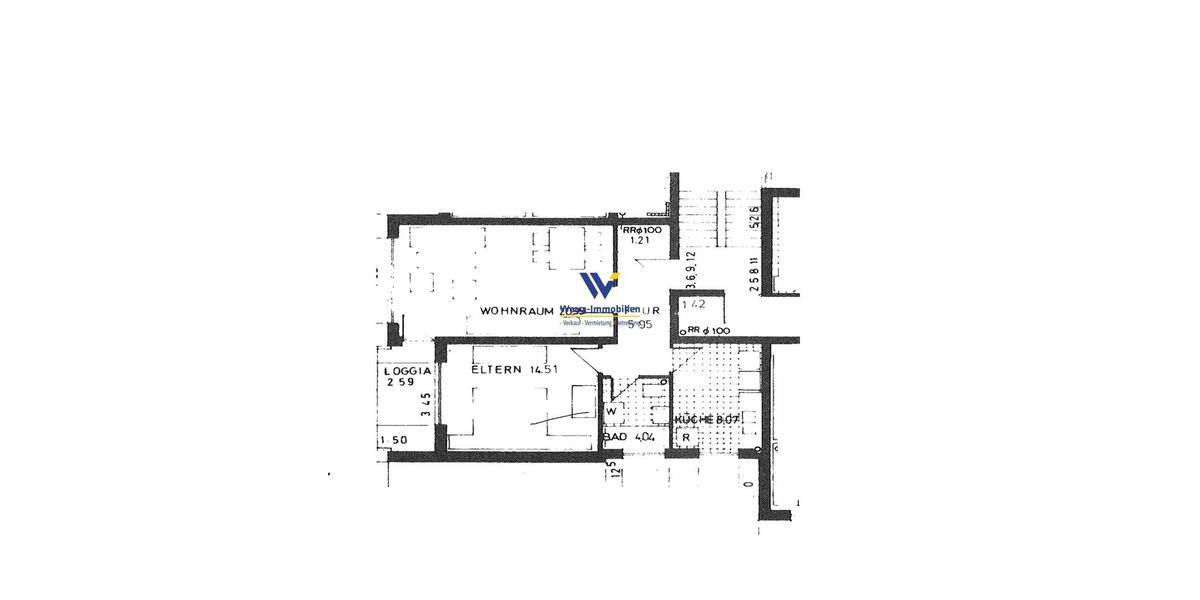 Etagenwohnung Witzenhausen - 2 Zimmer, 56 m&sup2;, 460&euro; | Angebot:25963367