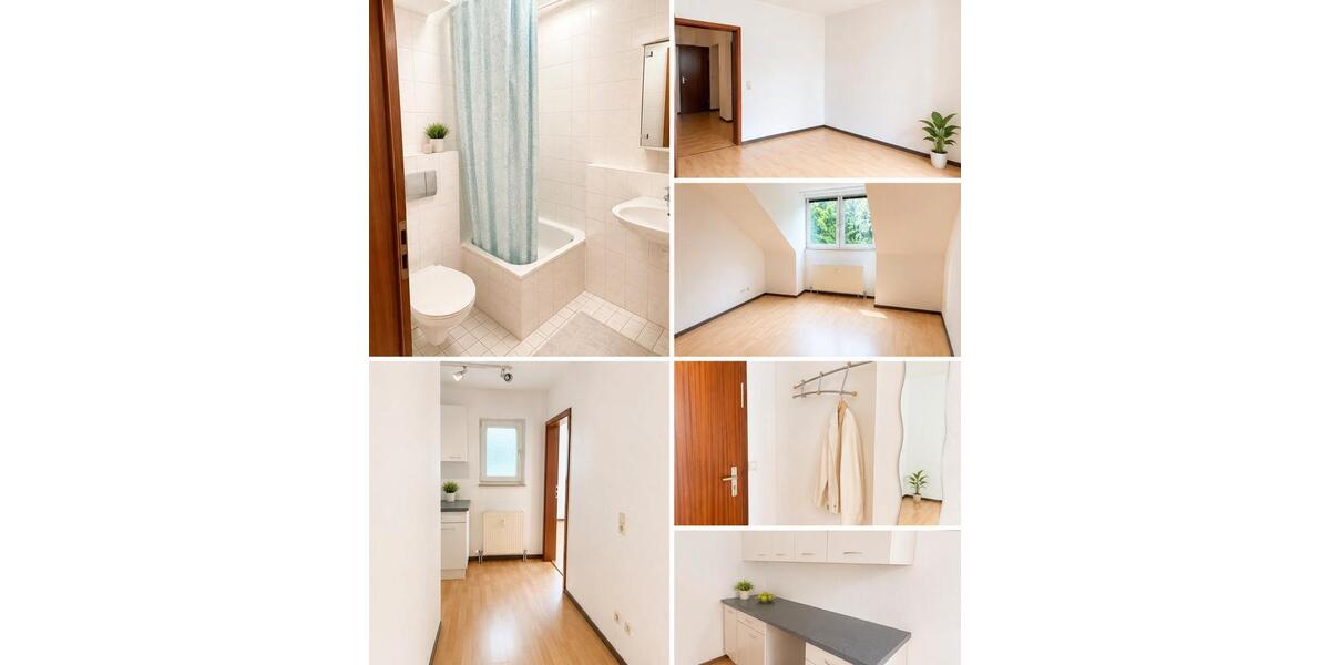 Dachgeschoßwohnung Mainz Mombach - 2 Zimmer, 52 m&sup2;, 1.100&euro; | Angebot:26483827