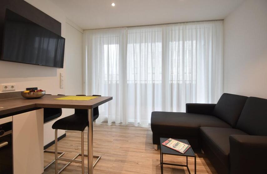 Möbliertes 1-Personen-Apartment, Spülmaschine, ab 01.10.2025, zentral in Offenbach