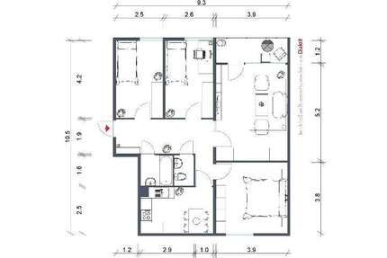 Wohnung Kreuztal - 4 Zimmer, 87 m&sup2;, 476&euro; | Angebot:26933394