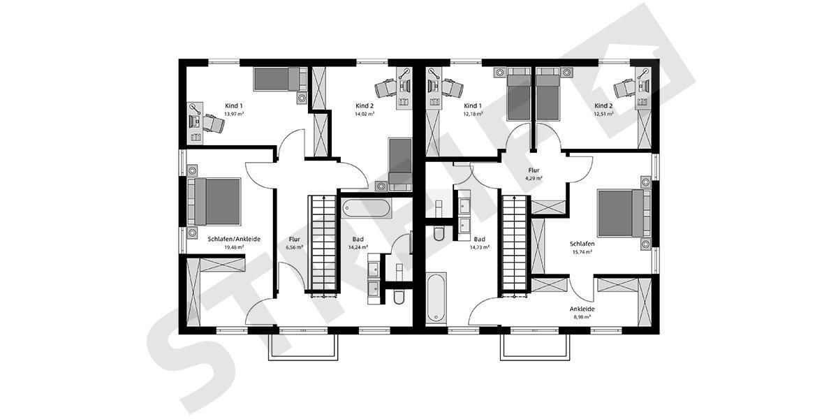 Doppelhaushälfte Gorleben - 5 Zimmer, 521&euro; | Angebot:22172167