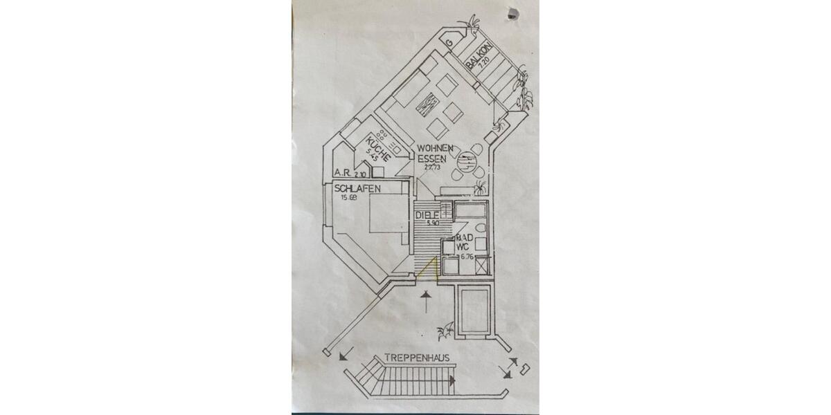Erdgeschoßwohnung Biberach an der Riß - 2 Zimmer, 62 m&sup2;, 680&euro; | Angebot:25280233