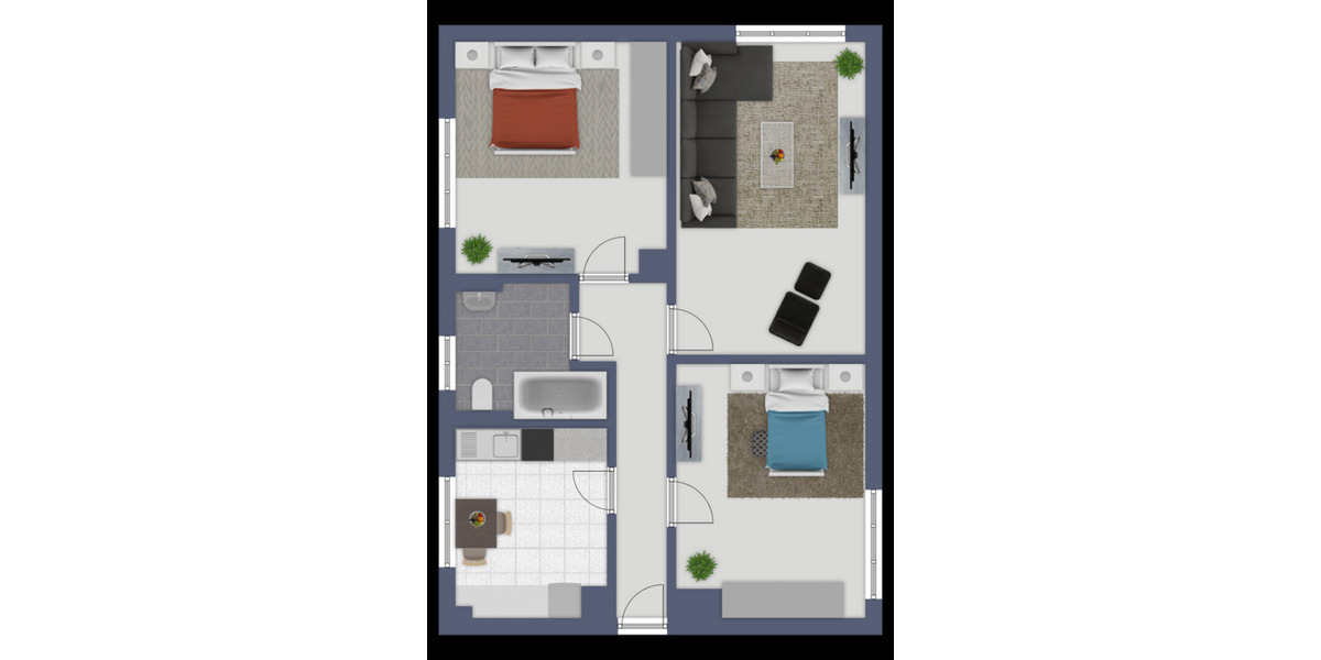 Erdgeschoßwohnung Wittenberg Lutherstadt - 3 Zimmer, 73 m&sup2;, 549&euro; | Angebot:26006768