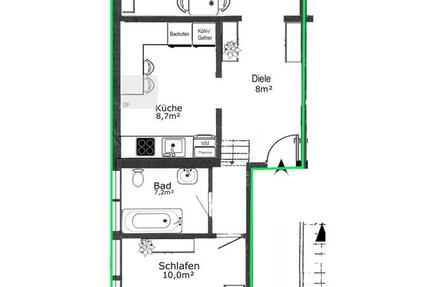 Gemütliche 2-Zimmer-Wohnung in ruhiger Lage nahe Stadthagen 2 zimmer