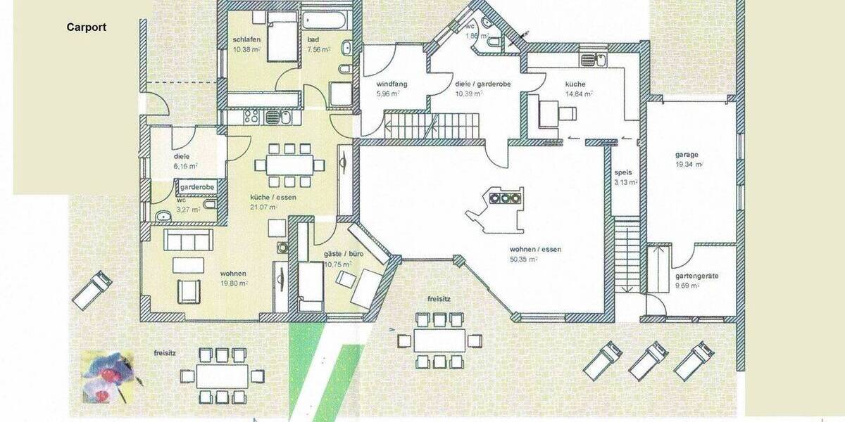 Einfamilienhaus Eggelstetten Eggelstetten - 6 Zimmer, 210 m&sup2;, 1.850&euro; | Angebot:26657334