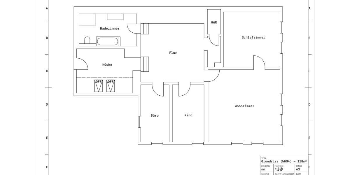 Etagenwohnung Burgwedel - 4 Zimmer, 118 m&sup2;, 1.321&euro; | Angebot:24314040