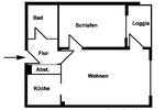 Etagenwohnung Pinneberg - 2 Zimmer, 49 m&sup2;, 495&euro; | Angebot:25985478