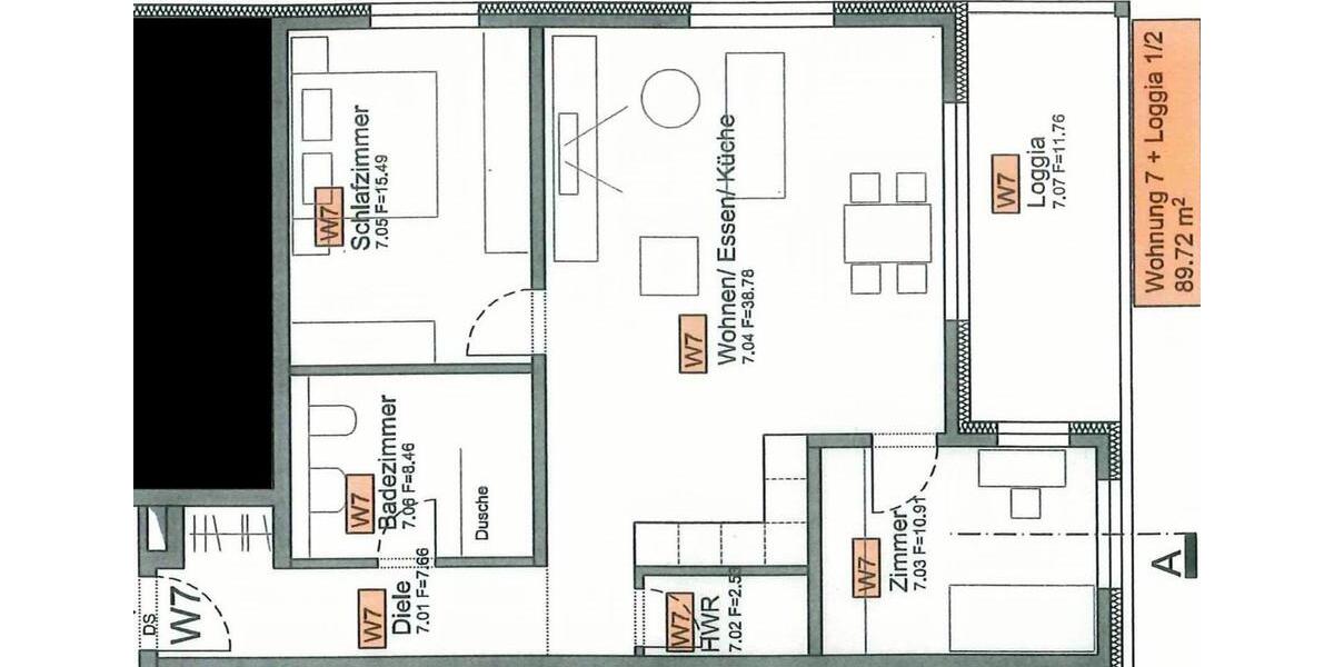 Etagenwohnung Saarlouis - 3 Zimmer, 90 m&sup2;, 1.000&euro; | Angebot:26577061