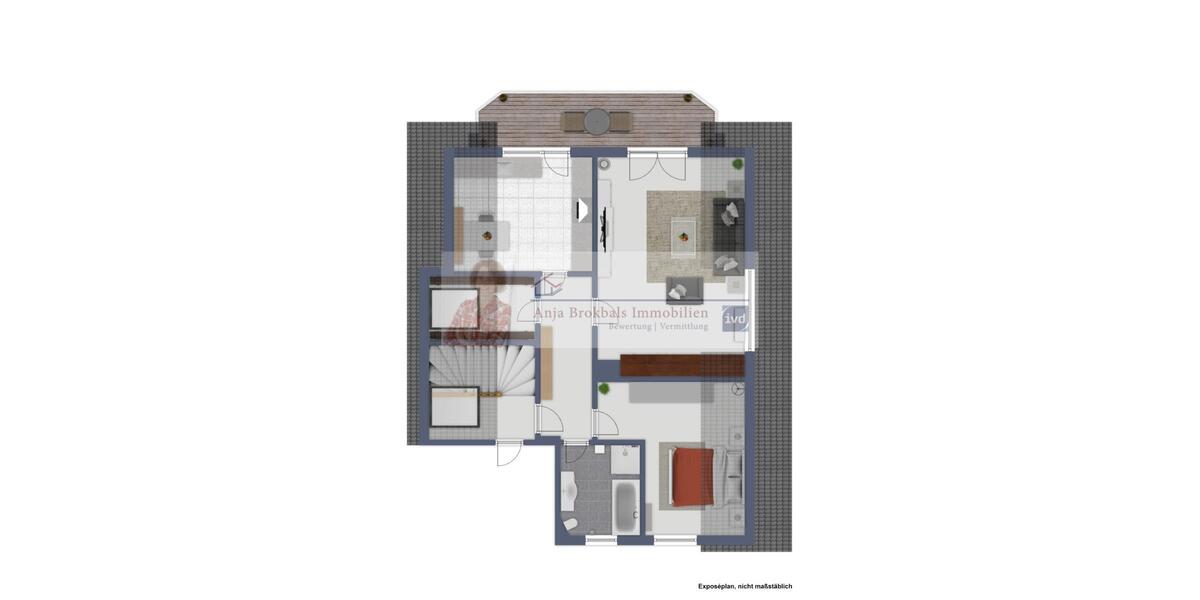 Geräumige 2-Zimmer-Mietwohnung mit Balkon in ruhiger Ortsrandlage 2 zimmer