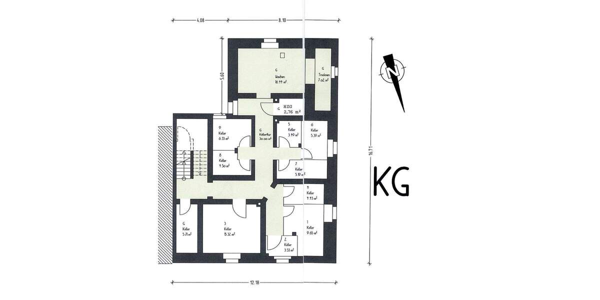 Etagenwohnung Paderborn Kernstadt - 2 Zimmer, 51 m&sup2;, 675&euro; | Angebot:24837550