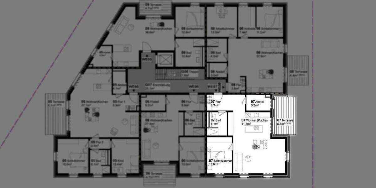 Etagenwohnung Bramsche - 3 Zimmer, 79 m&sup2;, 950&euro; | Angebot:26390946