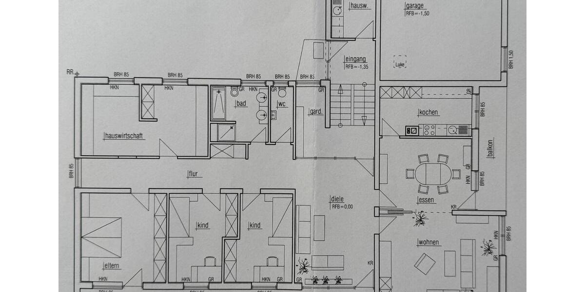 6-Zimmerwohnung in 88639 Wald, 1.250 € kalt zu vermieten 6 zimmer