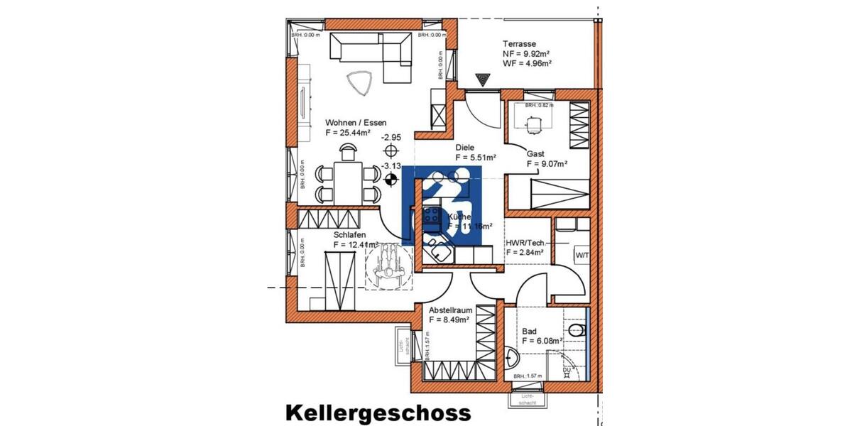 Etagenwohnung Gemünden - 4 Zimmer, 85 m&sup2;, 830&euro; | Angebot:23879705