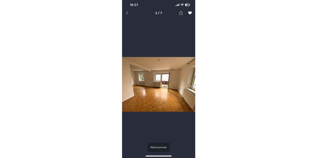 Erdgeschoßwohnung Bad Kissingen - 2 Zimmer, 72 m&sup2;, 595&euro; | Angebot:24694747