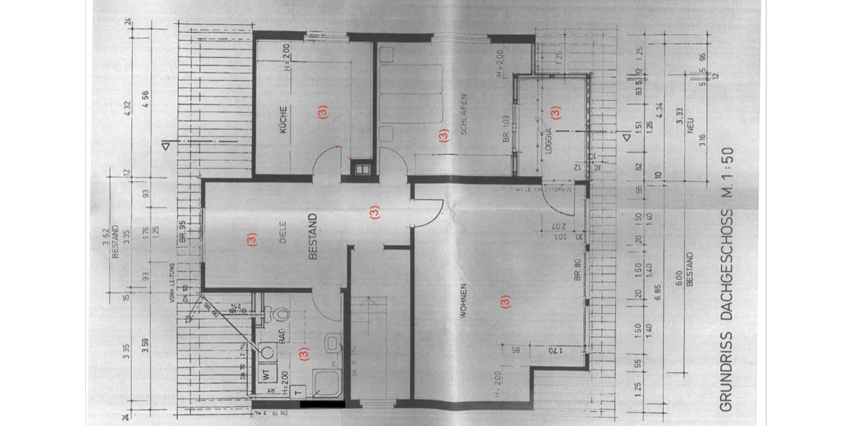 Dachgeschoßwohnung Ennepetal - 2 Zimmer, 97 m&sup2;, 680&euro; | Angebot:24371841