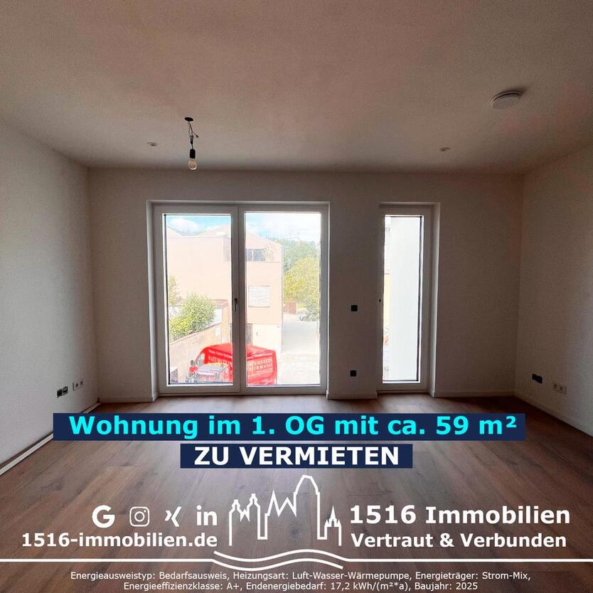 +++ ERSTBEZUG - PROVISIONSFREI +++ Moderne Wohnung inkl. Einbauküche und Balkon