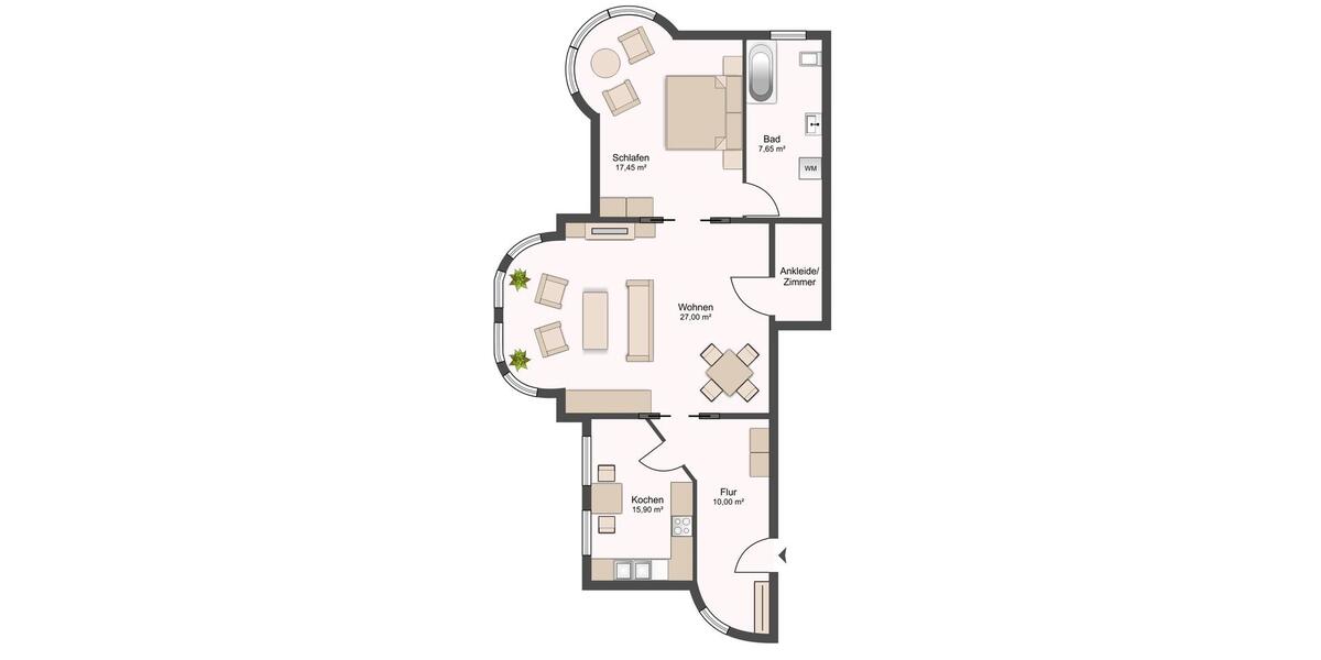 Wohnen auf Zeit Stade Altländer Viertel - 2 Zimmer, 73 m&sup2;, 1.290&euro; | Angebot:24467032