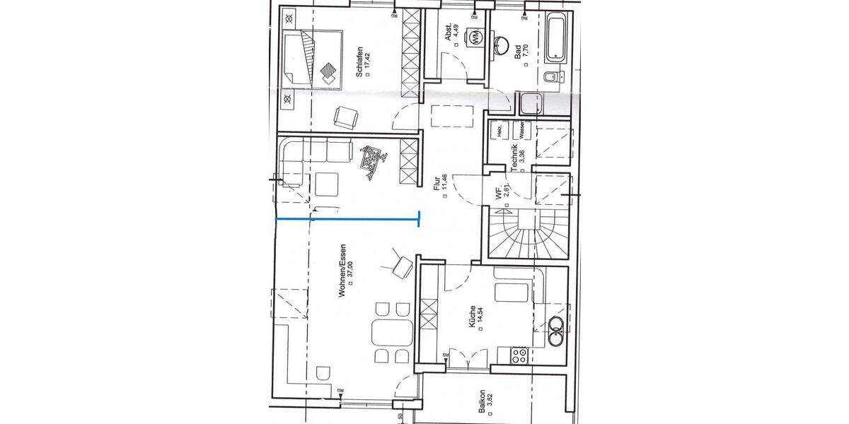 Etagenwohnung Alzey - 4 Zimmer, 100 m&sup2;, 1.600&euro; | Angebot:25516750