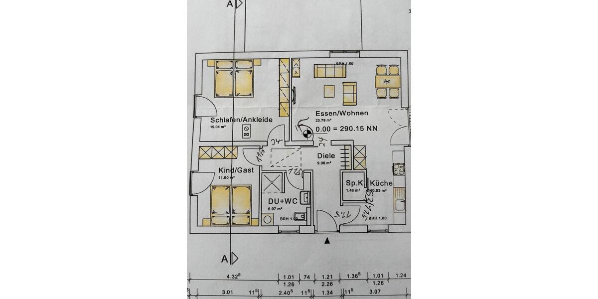 Erdgeschosswohnung Neubau 3 zimmer