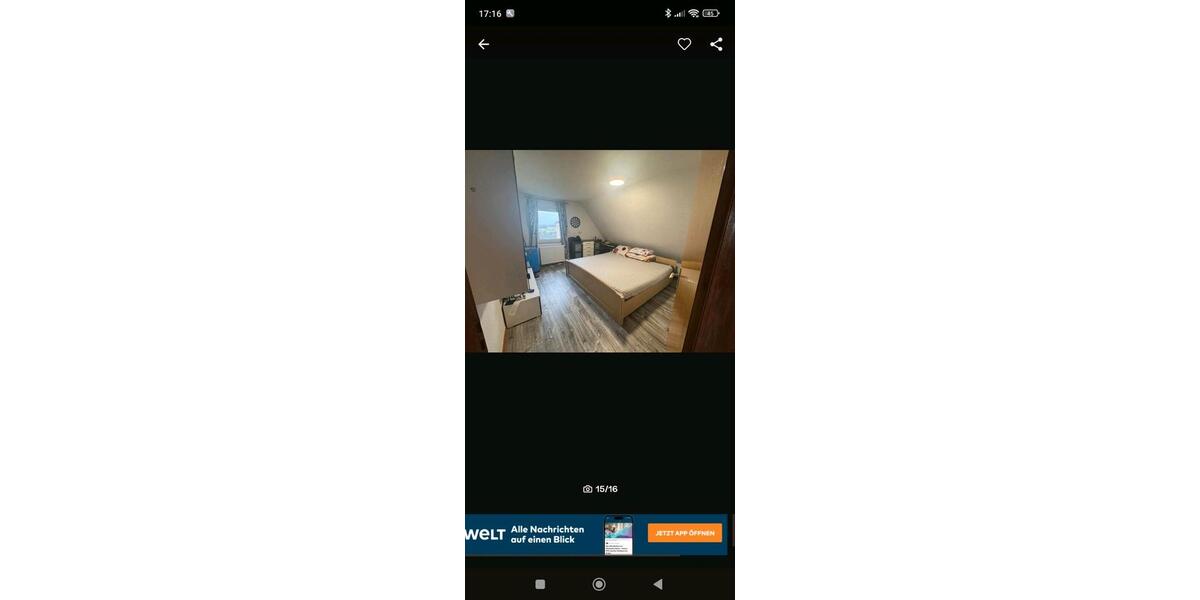 Dachgeschoßwohnung Sohren - 2 Zimmer, 60 m&sup2;, 640&euro; | Angebot:26420094