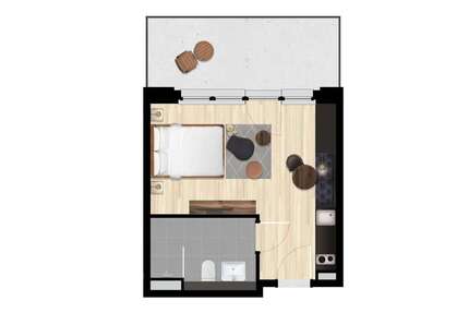 Wohnen auf Zeit in Berlin 1.280 € 1 zimmer