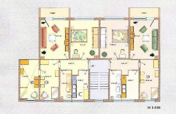 Etagenwohnung Weißenfels Borau - 3 Zimmer, 59 m&sup2;, 390&euro; | Angebot:25797800